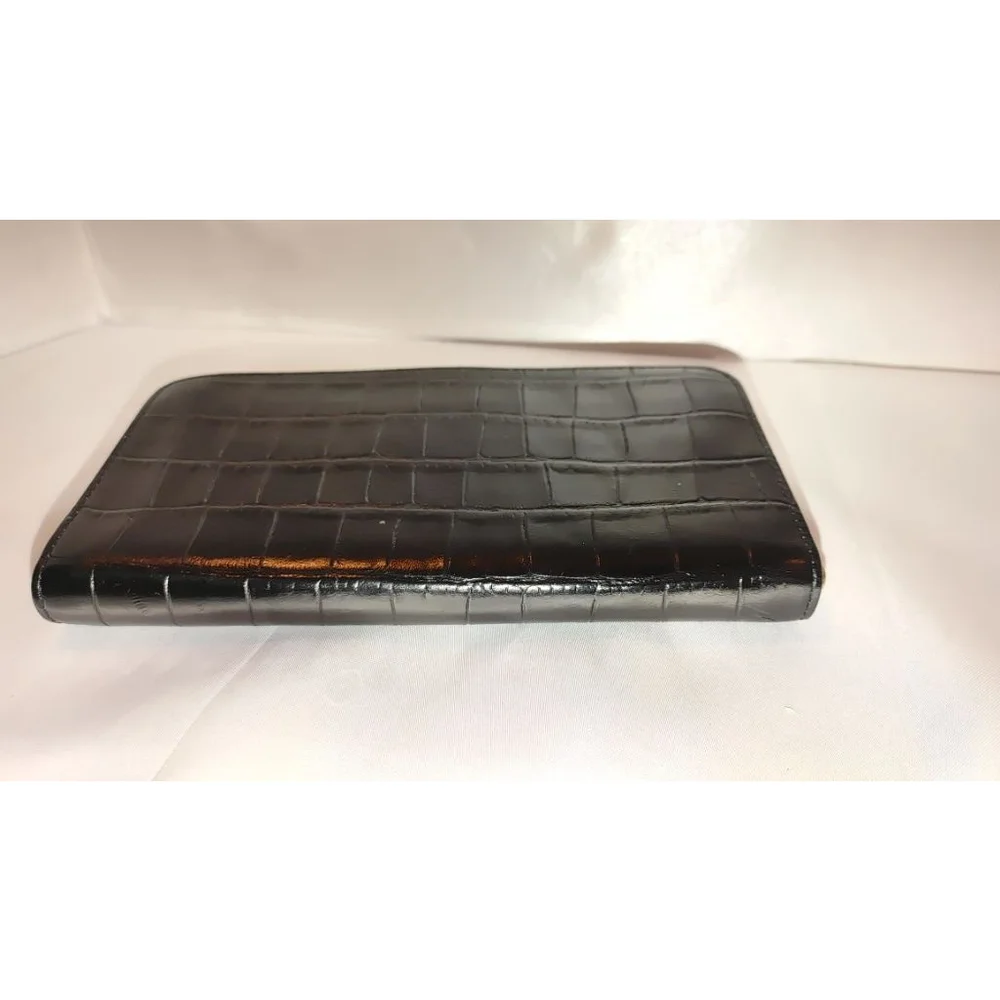 Michael Kors Croc Embossed Hamilton Wallet